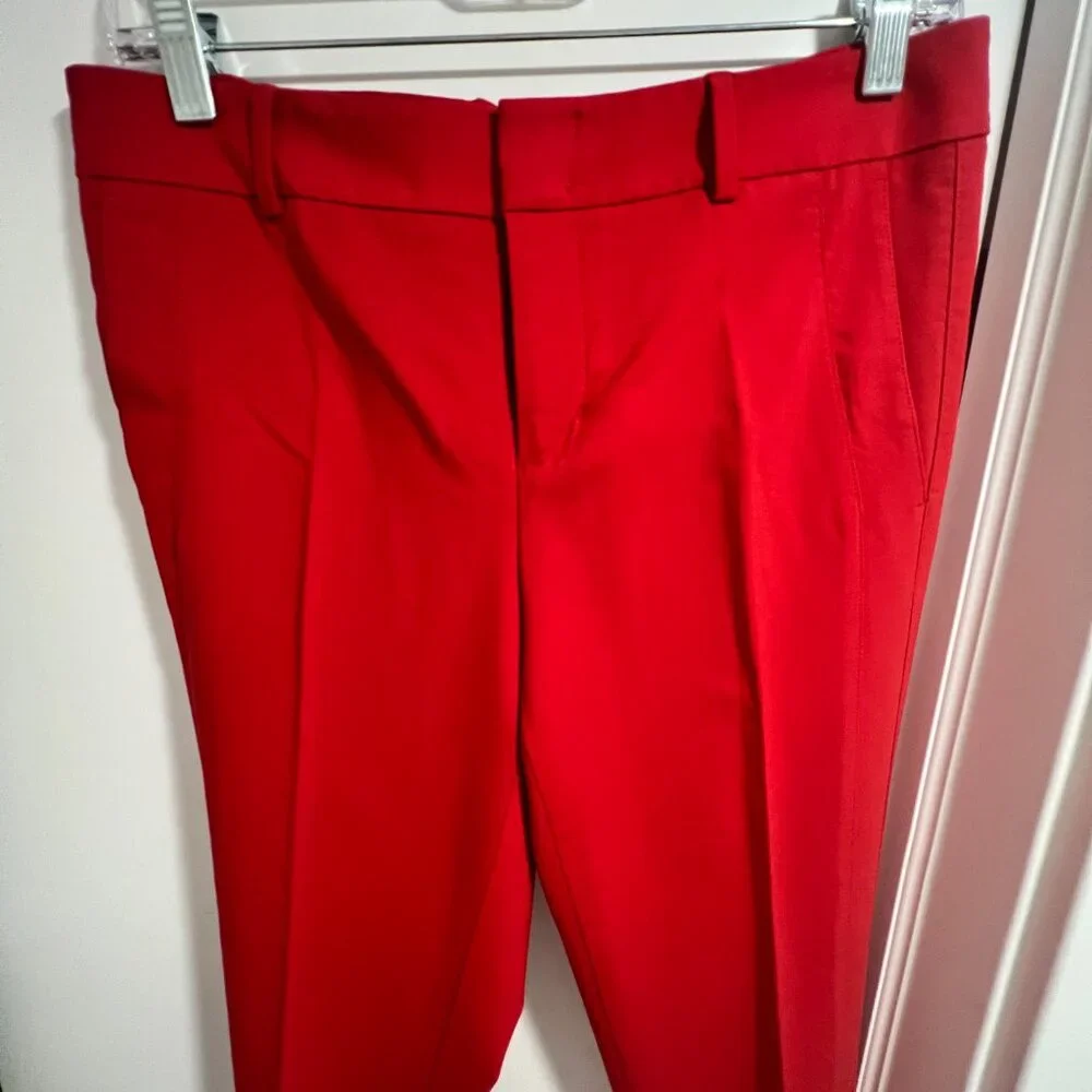 Vince Geranium Red Track Trouser SZ 6 - Picture 4 of 9